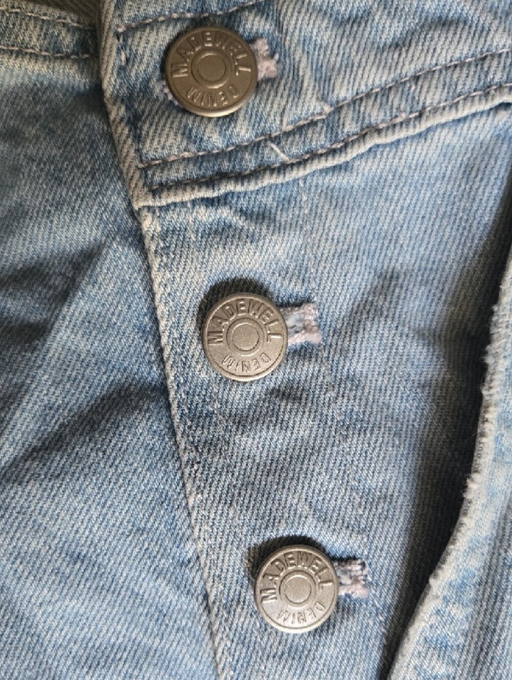 Madewell Light Blue Denim Overalls - Picture 5 of 7
